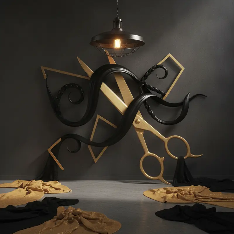 Abstract artistic visual representing Salon