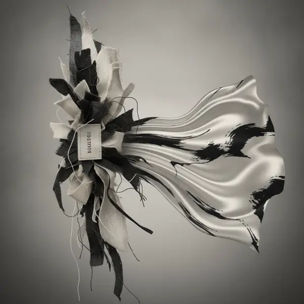 Abstract editorial visual for rebranding transformation